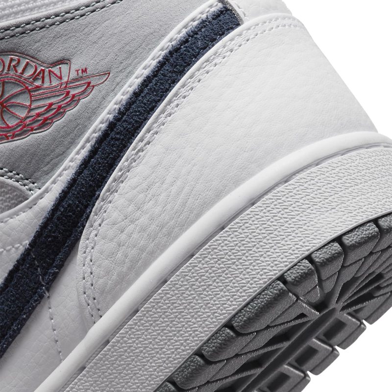 air jordan 1 mid paris white dr8038 100 wings logo