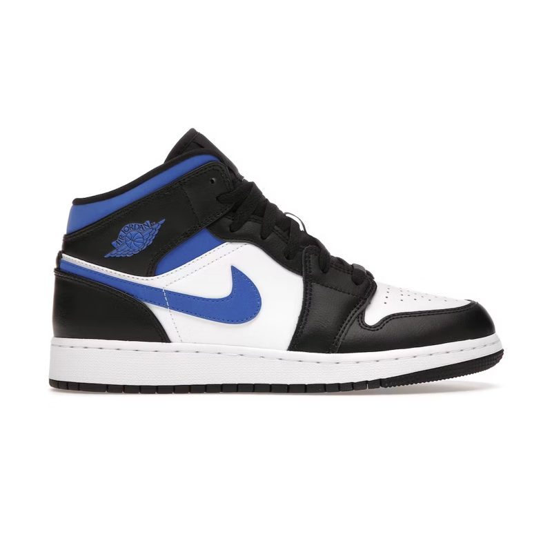 air jordan 1 mid racer blue 2.0 gs 554725 140 side