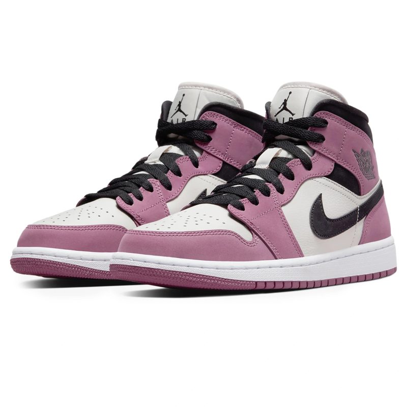 air jordan 1 mid se berry pink w dc7267 500 front side