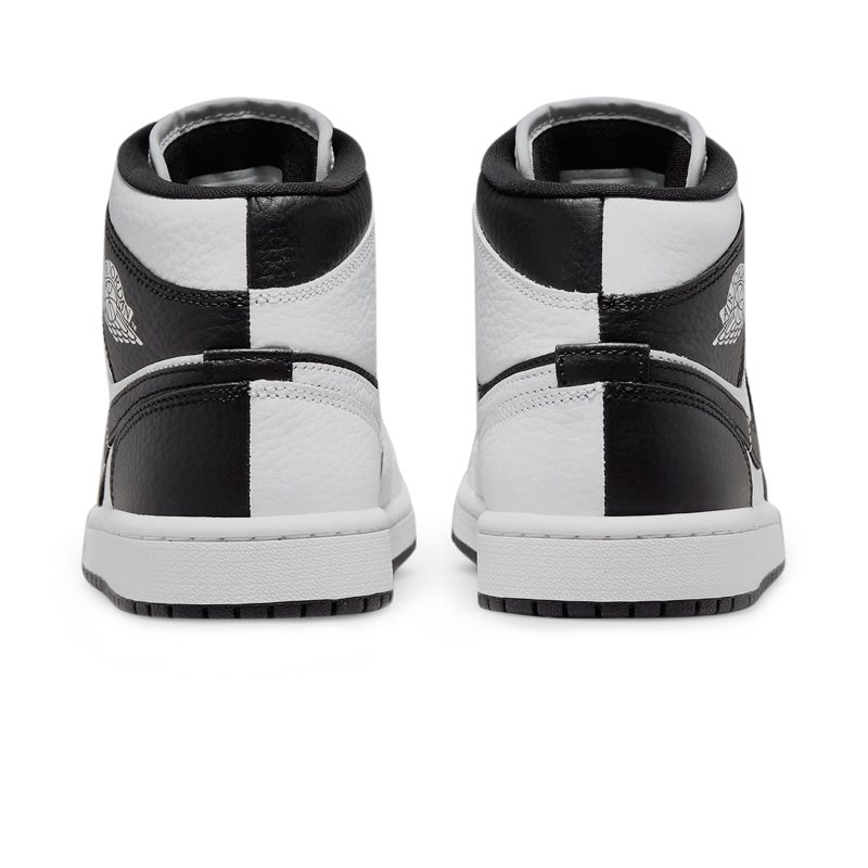 air jordan 1 mid split black white W dr0501 101 crepslocker back