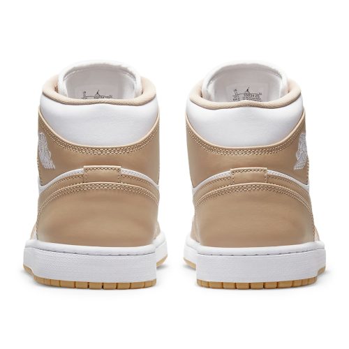 air jordan 1 mid tan gum 554724 271 heel