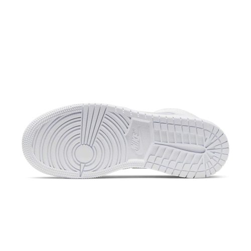 air jordan 1 mid triple white gs 554725 130 sole