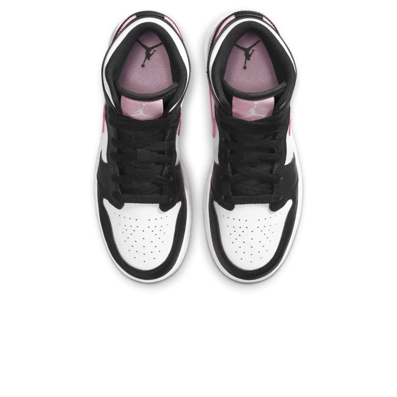 air jordan 1 mid white arctic pink gs 555112 103 top