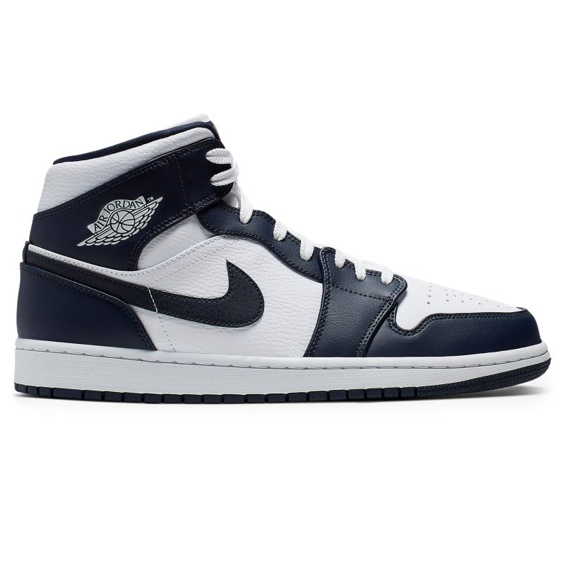 air jordan 1 mid white metallic gold obsidian 554724 174 side