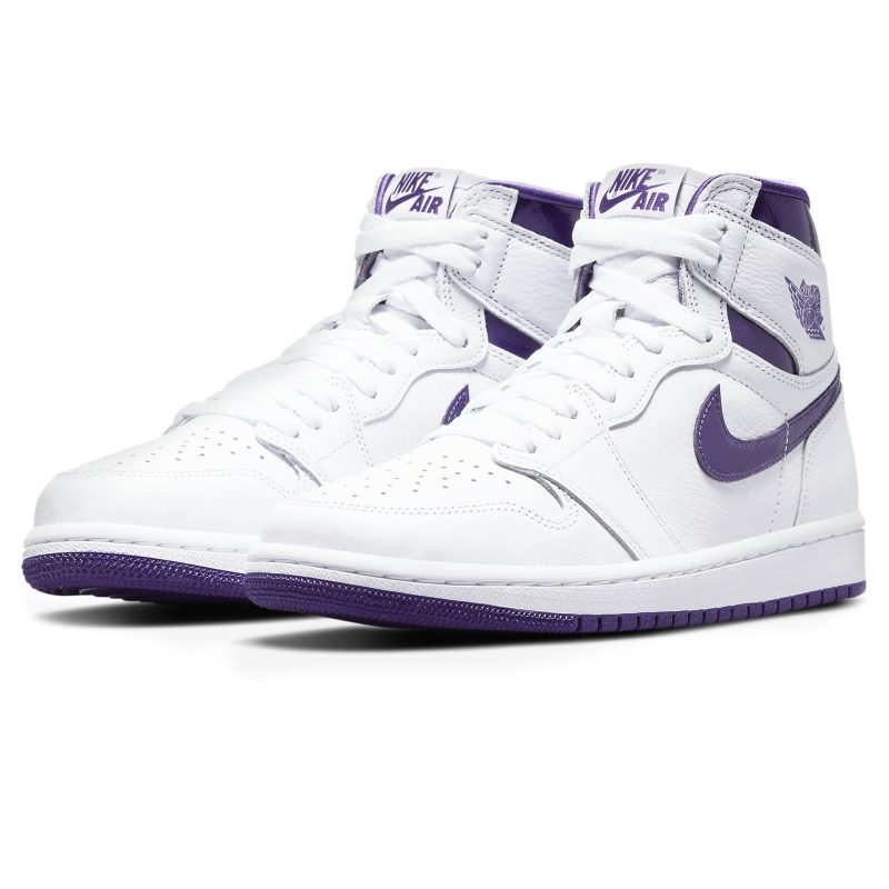 air jordan 1 retro high court purple w cd0461 151 front side