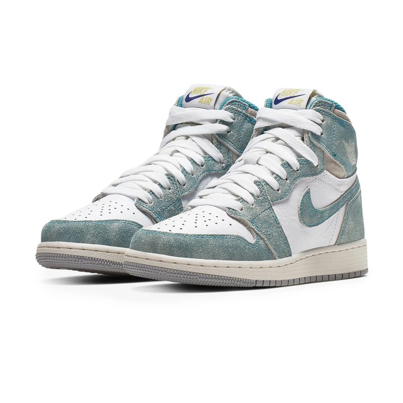 air jordan 1 retro high og turbo green gs 575441 311 front side