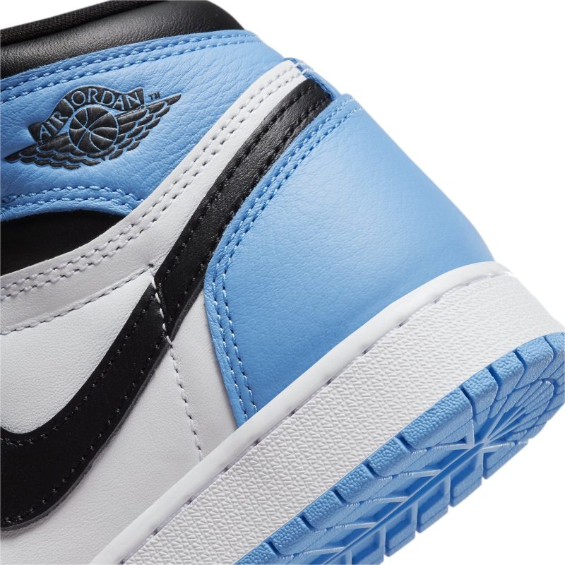 air jordan 1 retro high og unc toe gs fd1437 400 heel