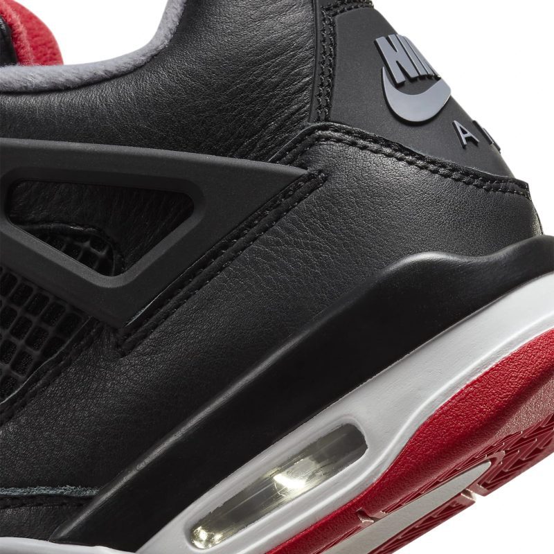 air jordan 4 og bred reimagined gs fq8213 006 heel