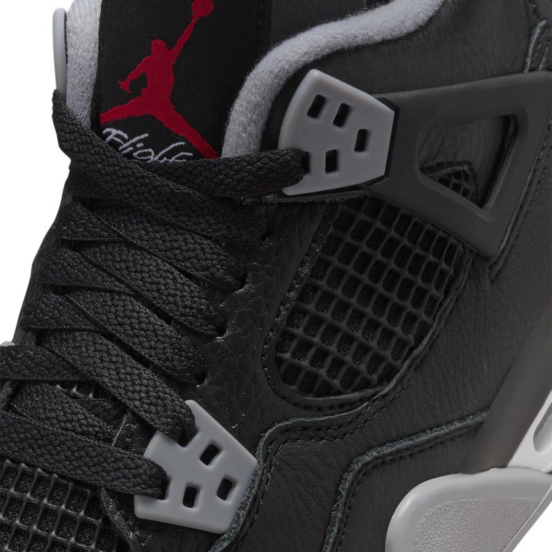 air jordan 4 og bred reimagined gs fq8213 006 tongue