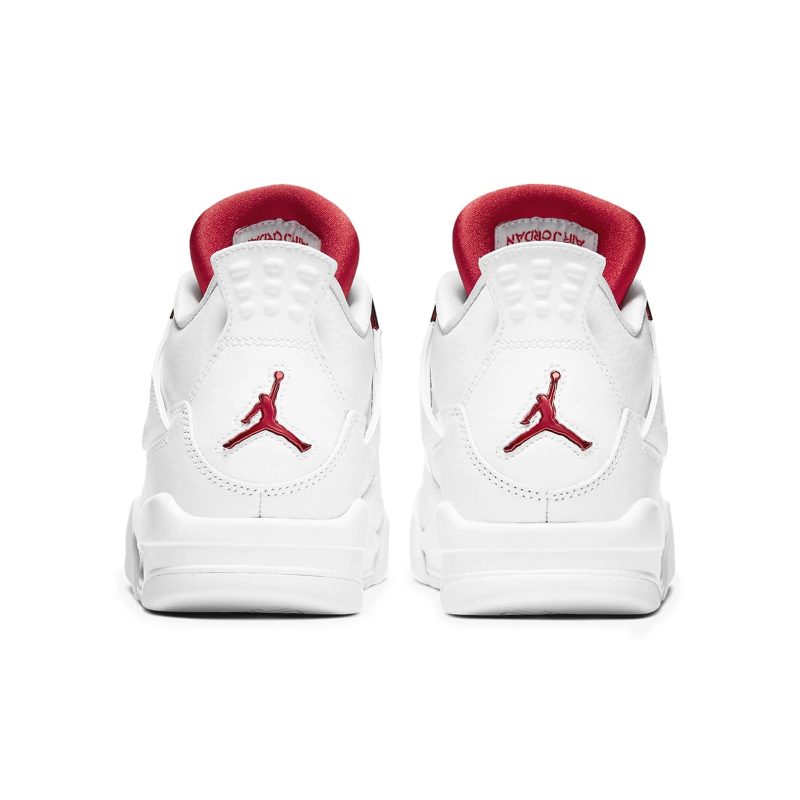 air jordan 4 retro red metallic gs 408452 112 back