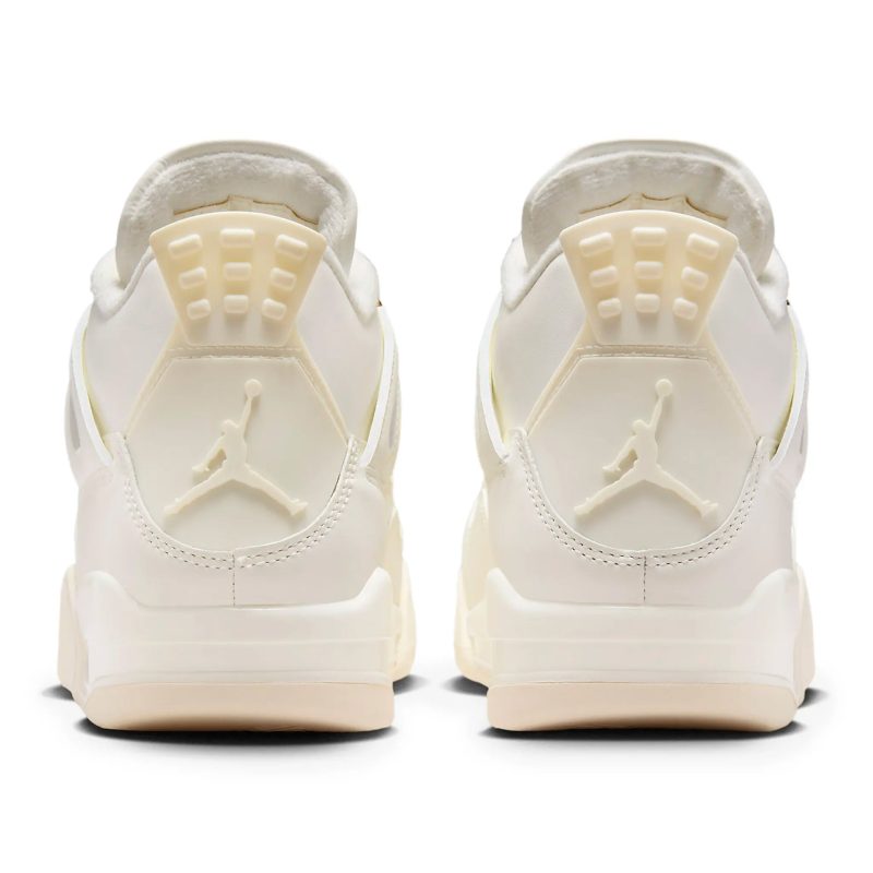 air jordan 4 retro sail metallic gold w aq9129 170 back