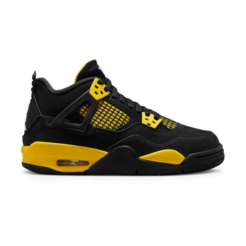 air jordan 4 retro thunder gs 2023 408452 017 side