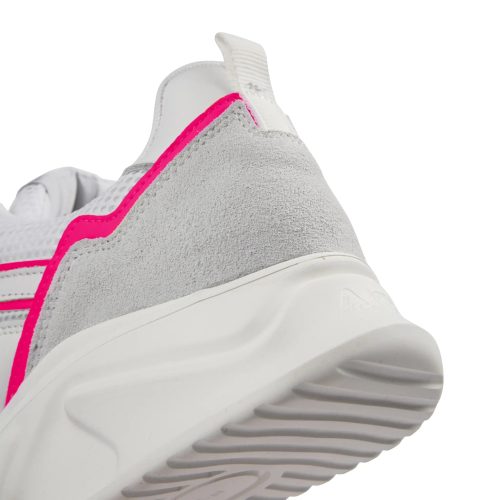 aise neon pink aero track v2 heel