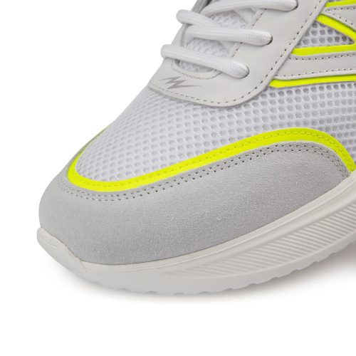 aise neon yellow summer breeze aero track toe box