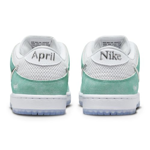 april skateboards x nike sb dunk low turbo green fd2562 400 back