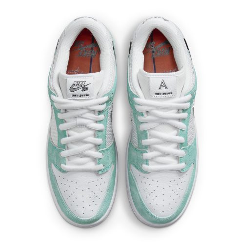 april skateboards x nike sb dunk low turbo green fd2562 400 top