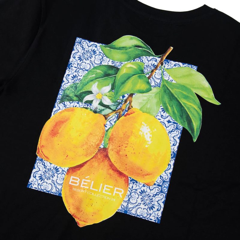 belier citrus black t shirt bm 213 detail 2