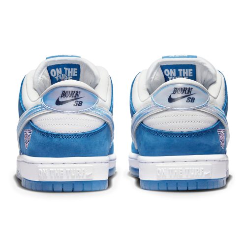 born x raised x nike sb dunk low one block at a time fn7819 400 back