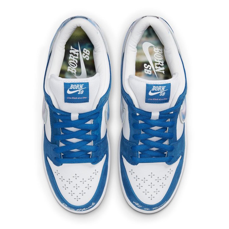 born x raised x nike sb dunk low one block at a time fn7819 400 top 1