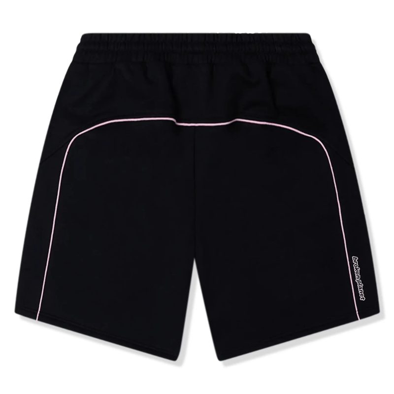 broken planet performance sweat shorts midnight black back