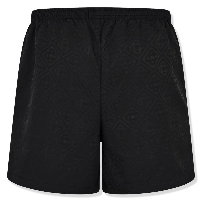 casablanca casa jacquard black swim shorts back