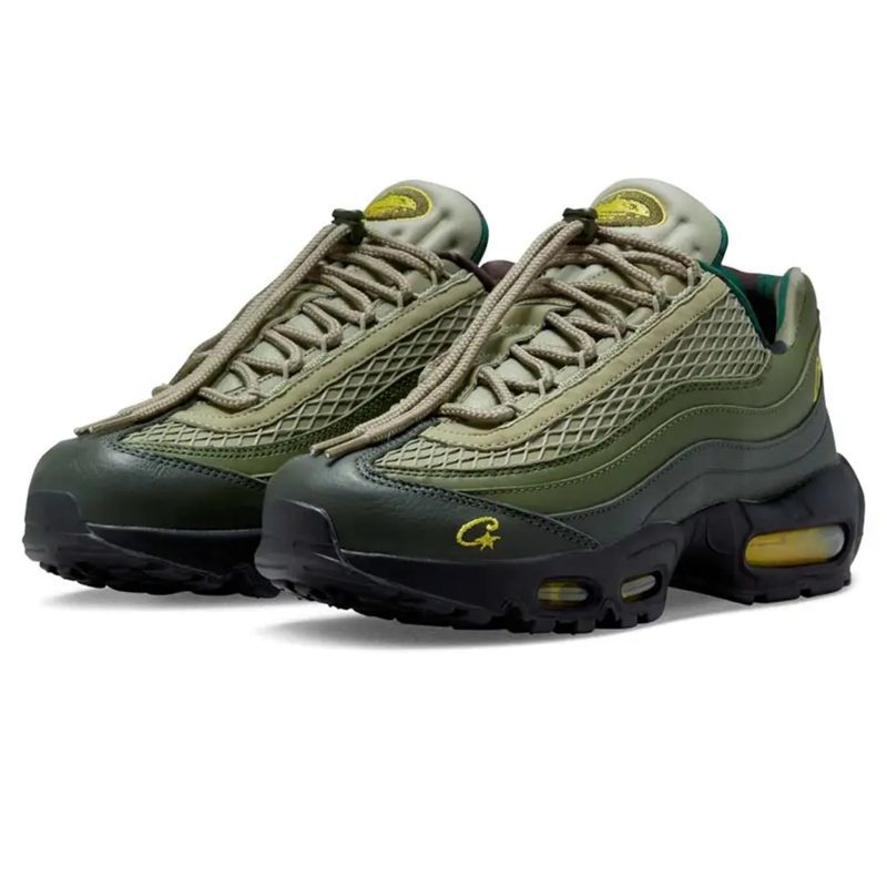 corteiz x nike air max 95 sp green fb2709 300 crepslocker front side 1