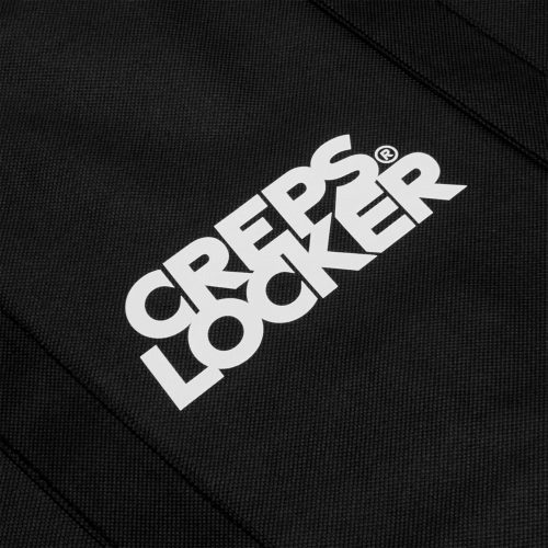 crepslocker woven tote bag black logo