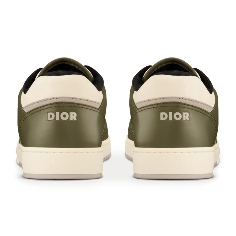 dior b27 oblique olive beige low top sneaker 3sn272zir h661 back