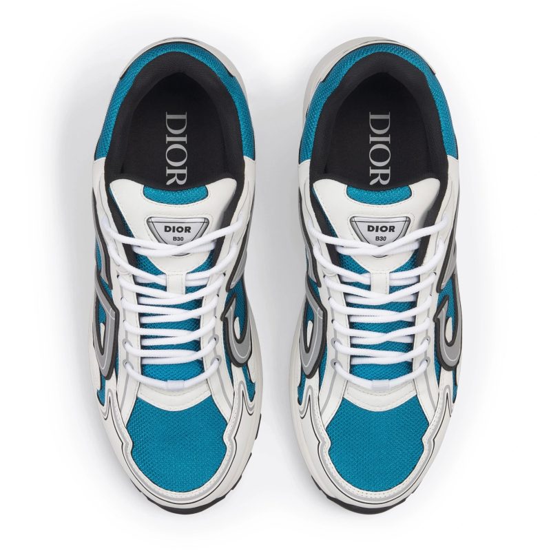 dior b30 blue white trainer 3sn279zrd h065 top