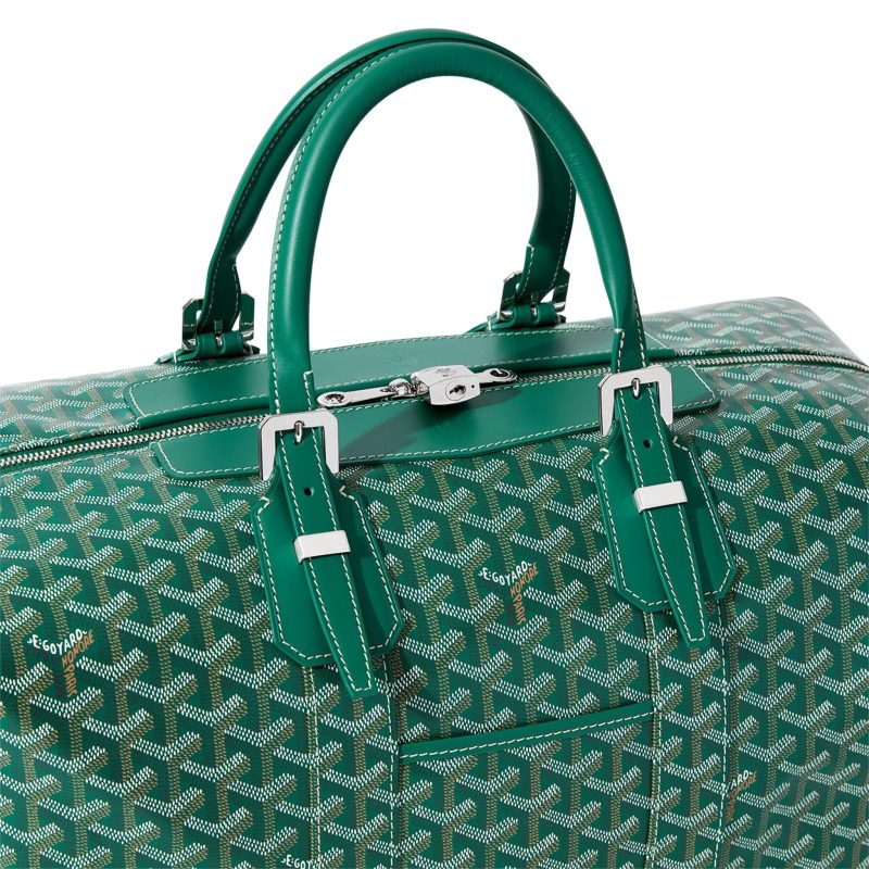 goyard bowling 45 green bag bowlin045ty09cl09p handle