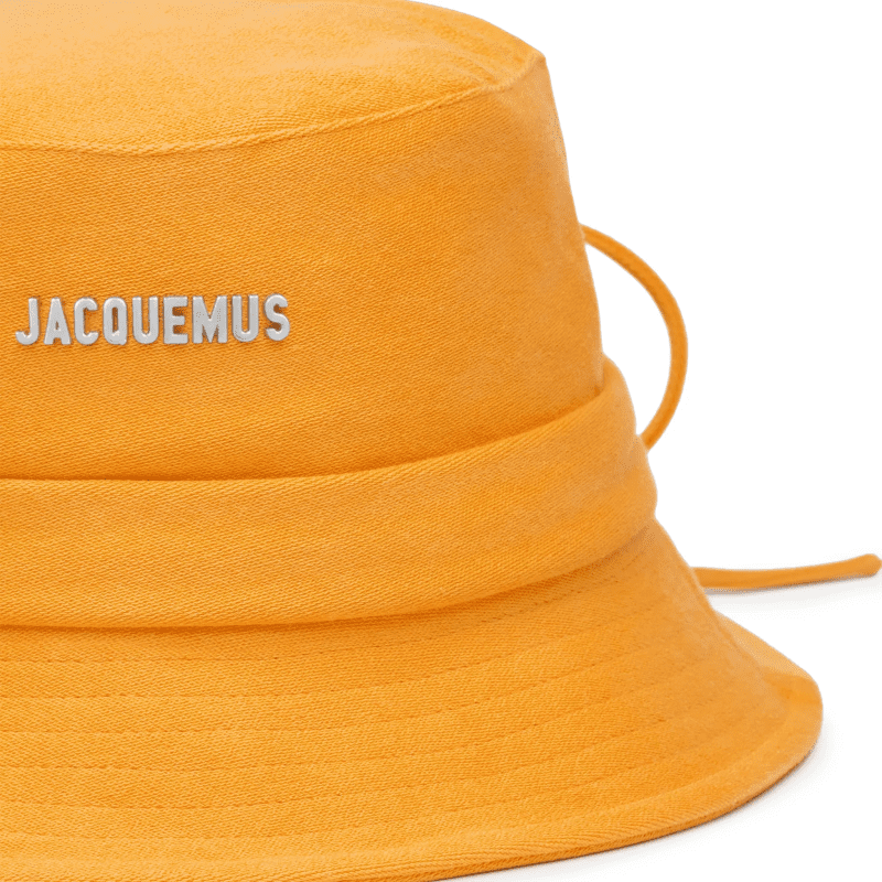 jacquemus le bob gadjo dark orange bucket hat 223ac001 5106 780 detail