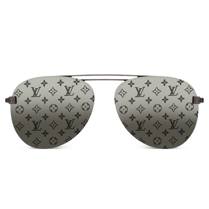 louis vuitton clockwise monogram dark gun sunglasses nvprod1180108v model front aa08a806 832a 4ce0 ba60 253cb7dddb53