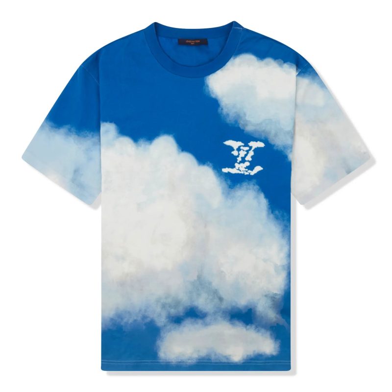 louis vuitton cloud blue t shirt crepslocker front