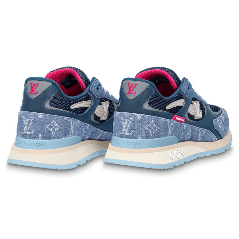 louis vuitton lv run away blue sneaker 1abfcj crepslocker back side