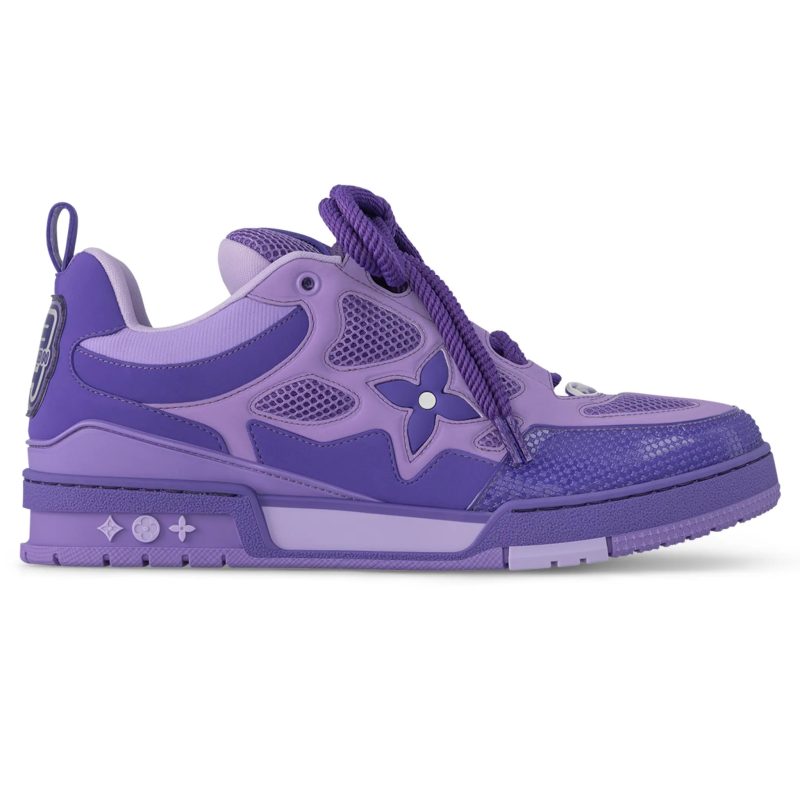 louis vuitton lv skate monogram trainer purple sneaker nvprod5190266v side