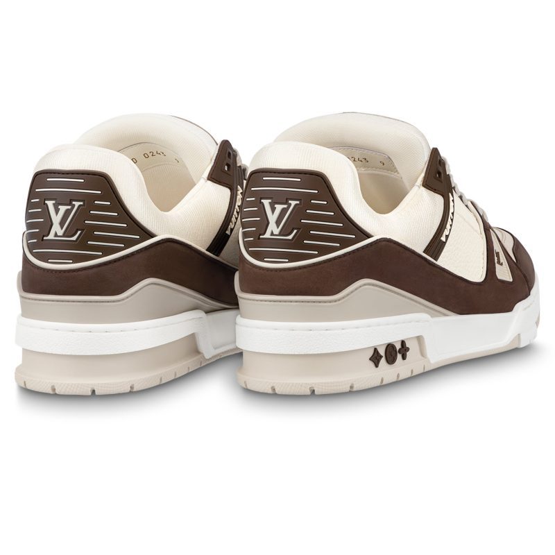 louis vuitton lv trainer calf leather moka sneaker nvprod4280067v back