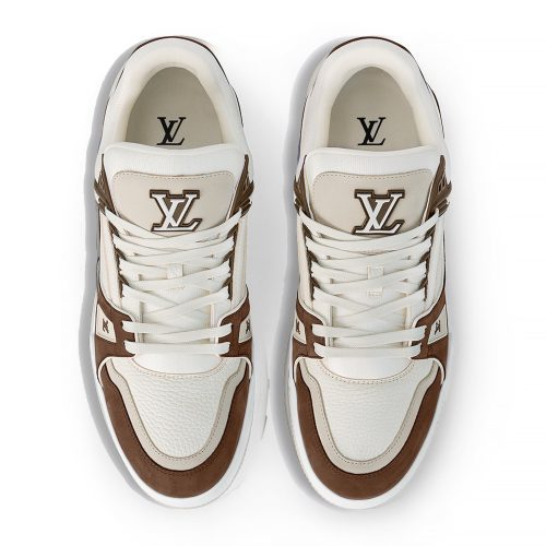 louis vuitton lv trainer calf leather moka sneaker nvprod4280067v top