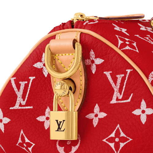 louis vuitton monogram speedy p9 red bandouliere 25 nvprod4900031v detail