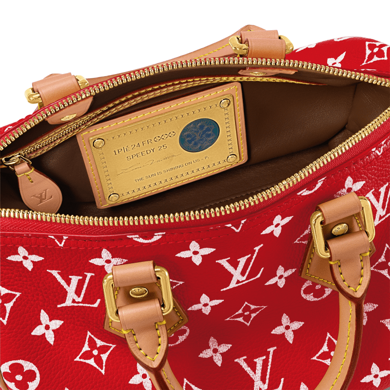 louis vuitton monogram speedy p9 red bandouliere 25 nvprod4900031v top zip