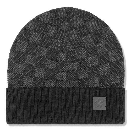 louis vuitton neo petit damier anthracite beanie scarf nvprod3920087v hat front