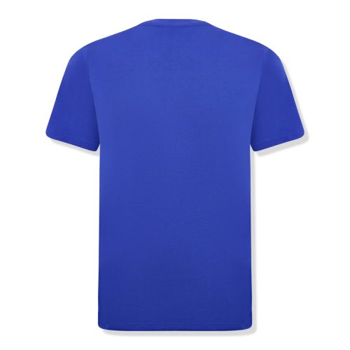 moncler patch logo blue t shirt back