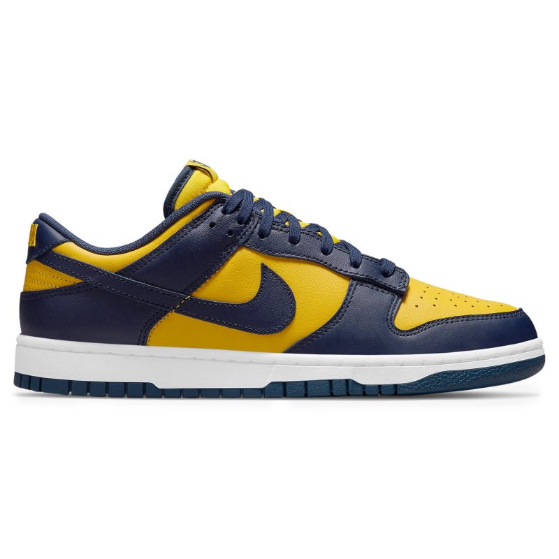 nike dunk low michigan 2021 dd1391 700 side