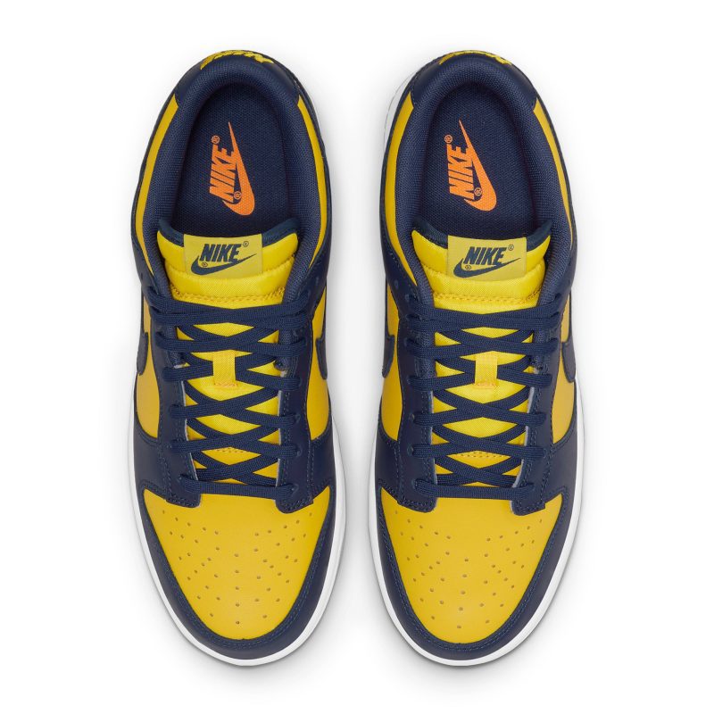 nike dunk low michigan 2021 dd1391 700 top