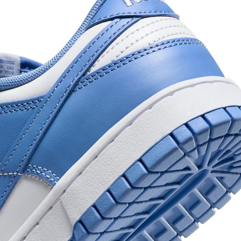 nike dunk low polar blue dv0833 400 heel