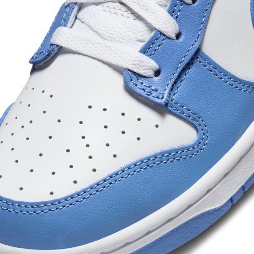 nike dunk low polar blue dv0833 400 toe box