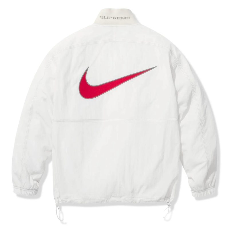 nike supreme ripstop white pullover back