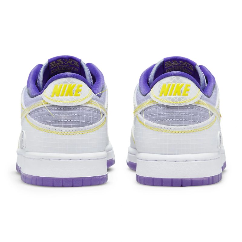 nike x union dunk low passport pack court purple dj9649 500 back