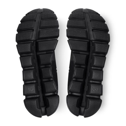 on running cloud 5 all black w sole