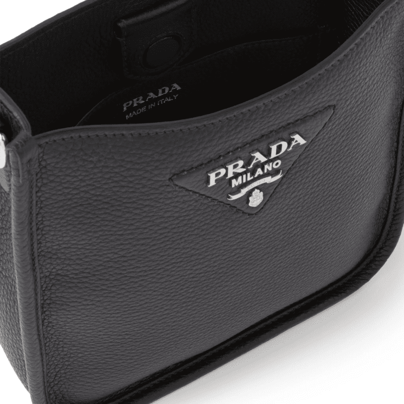 prada leather mini black shoulder bag 1bh191 2dkv f0002 v 3oo detail