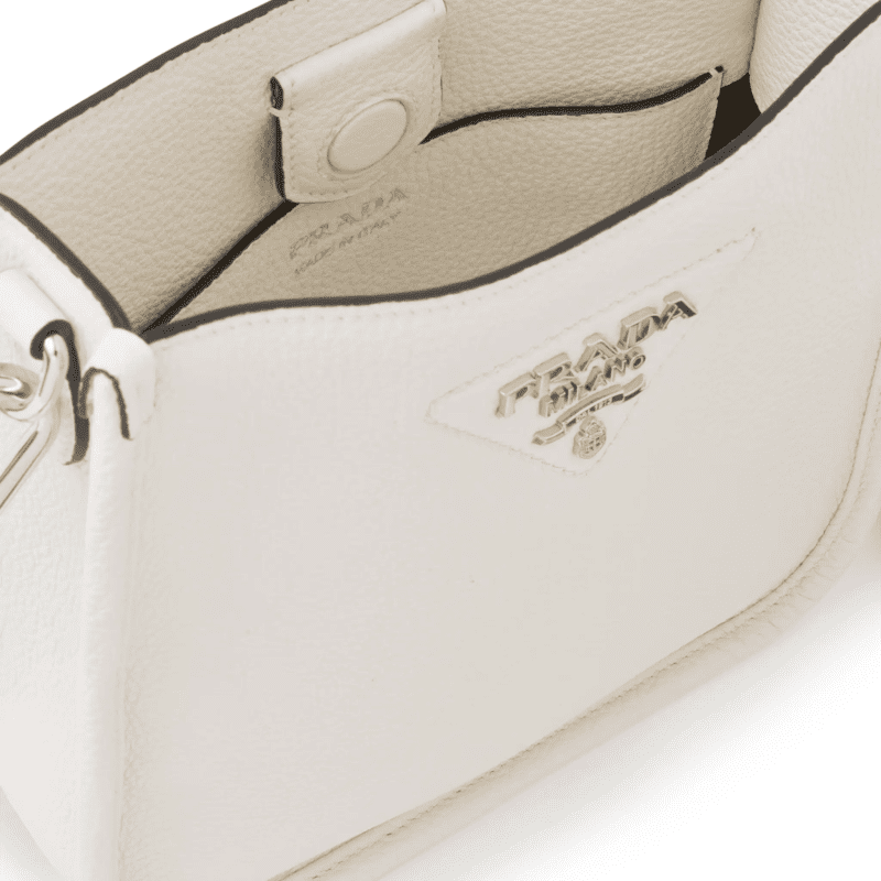 prada leather mini white shoulder bag 1bh191 2dkv f0009 v 3oo inside